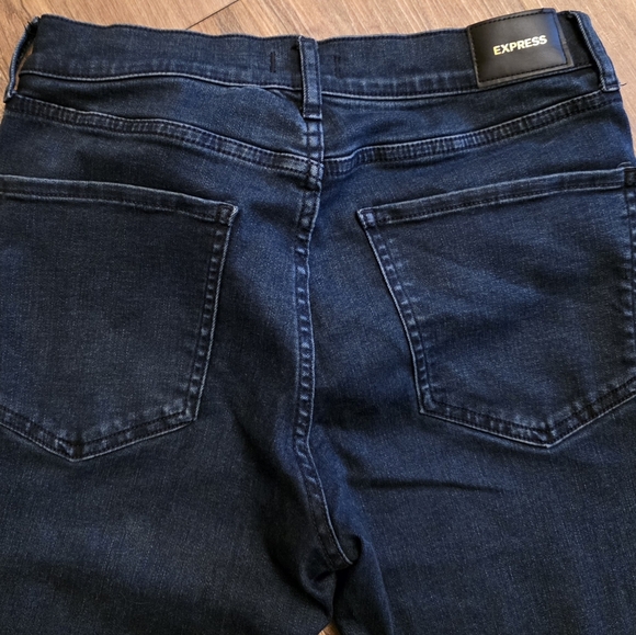 Express Boot Cut Stretch Mid Rise Jeans - Picture 3 of 4